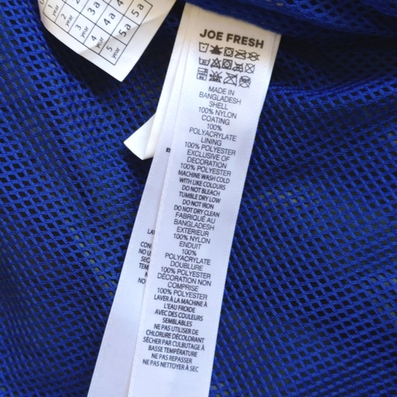 joe fresh camo windbreaker mesh-lined jacket with hood 3T toddler boys - Picture 8 of 9